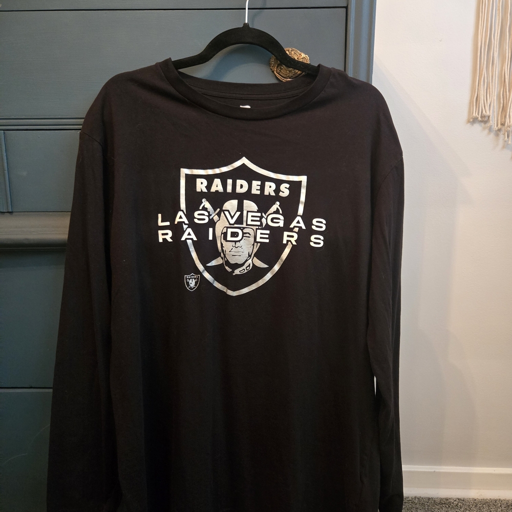 Fanatics Black Las Vegas Raiders Long Sleeve Tee